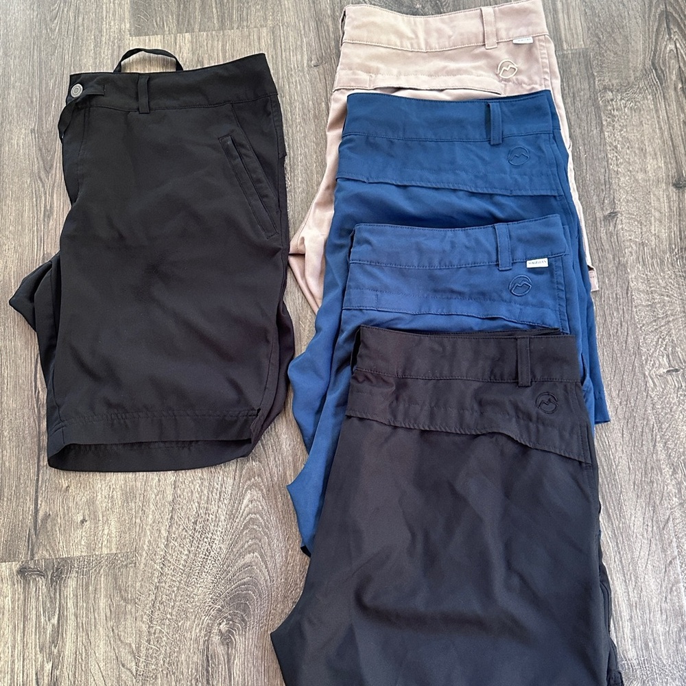 Magellan Outdoors Women's Shorts - Black, Blue, Tan